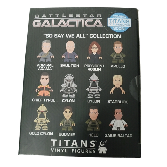 Battlestar Galactica Exclusive Cylon Raider 4.5" Scar Titans Vinyl Figure - Picture 3 of 5